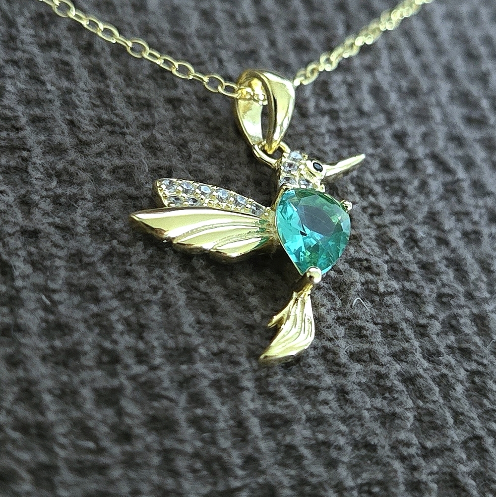 Cote d'Argent Hummingbird🪶 Pendant Necklace - NWT - Picture 10 of 16